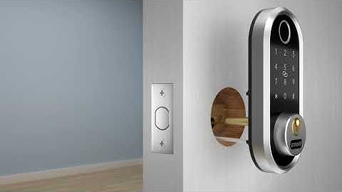 Smart Deadbolt, SMONET Fingerprint Electronic Deadbolt Door Lock with Keypad-Bluetooth