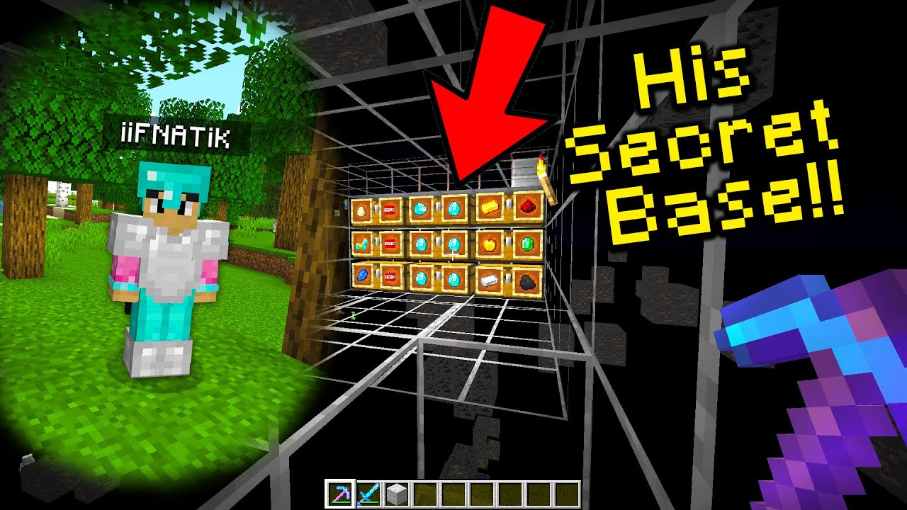 Pranking my minecraft friend with xray.. *I FOUND HIS SECRET BASE*