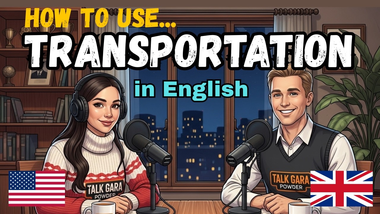How to Talk About Transportation in English | Easy Daily English Conversation Practice