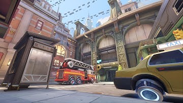 Exploring Midtown - Overwatch 2 Hybrid Map