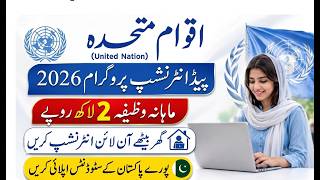 Earn $200–$500/Month from Home | UNDP Paid Remote Internship | Golden Opportunity for Youth