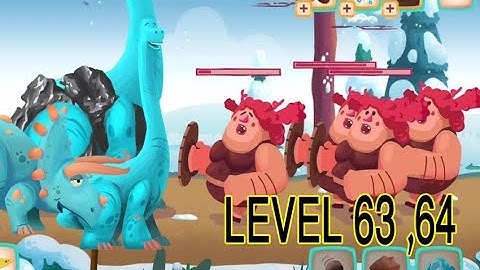 DINO BASH : LEVELS 63, 64 COMPLETED iOS, Android Gameplay New Update