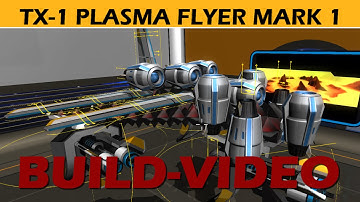 Robocraft // TX-1 MEGA Plasma Flyer // BUILD-VIDEO