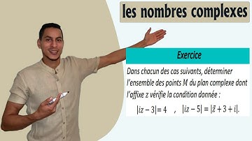 nombre complexe exercice 2 bac - ensemble des points m nombre complexe - le module - la distance
