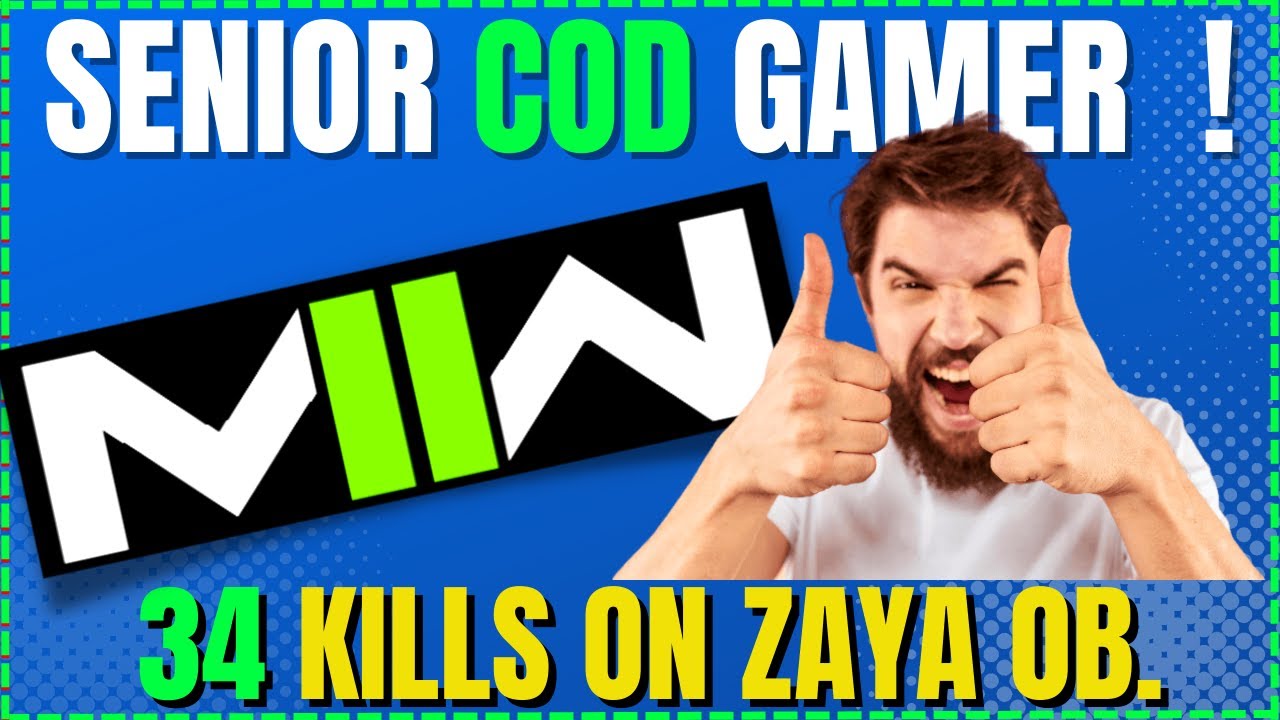 Can seniors GRIND COD MW2..? – ZAYA Observatory – 34 kills - YouTube