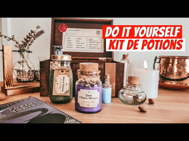 🧪 DIY POTION HARRY POTTER AVEC @marineauterrier (effet métallisé, glow in  the dark) ⚗ 