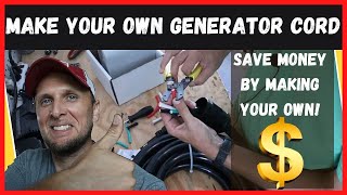 how to make a 50 amp generator cord | build your own generator cable