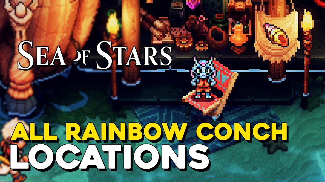 Sea of Stars Rainbow Conch Guide, All Locations and Uses