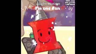 ⭐️|im one fan📌💫#bfdia#pin#edit@SBA2_asma-quit|⭐️