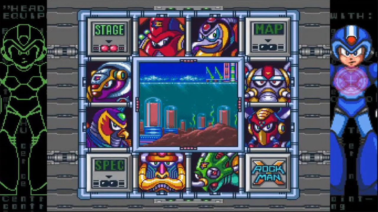 ロックマンx まったりヘタクソ攻略 波動拳あり Youtube
