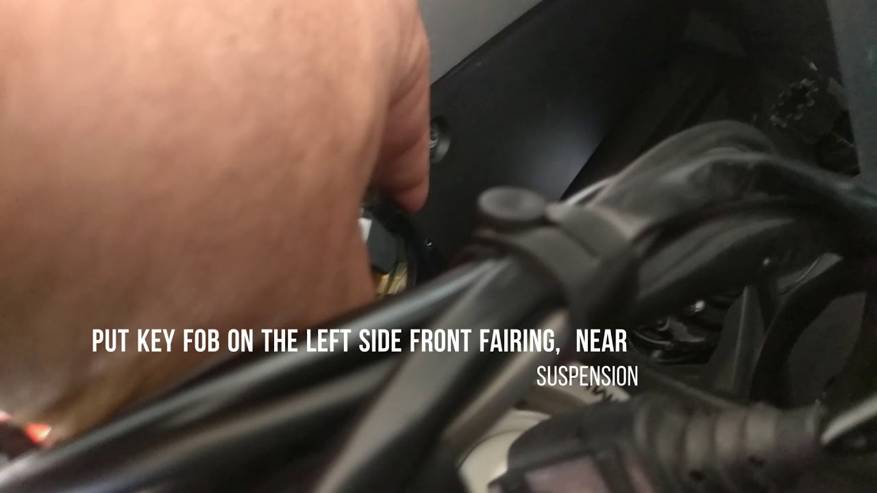 Ktm 1290 super adventure s key fob can start the bike without a battery ...
