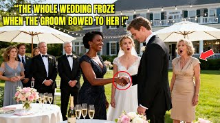 Download Lagu Iedereen vermeed een zwarte vrouw op de bruiloft - totdat de bruidegom haar naam noemde en alles ... MP3