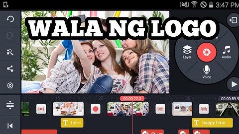 HOW TO REMOVE WATERMARK IN KINEMASTER 2019 [TAGALOG] TUTORIAL