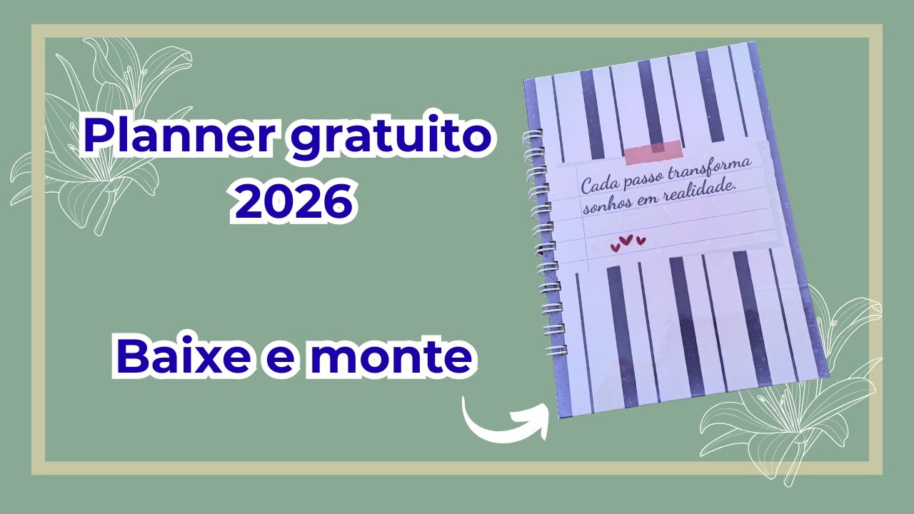 Planner 2026 | Como fazer