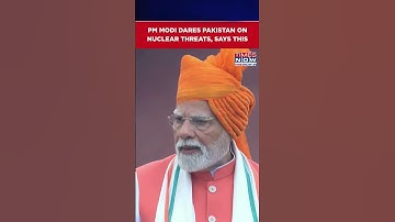 PM Modi Warns Pakistan From Red Fort, 