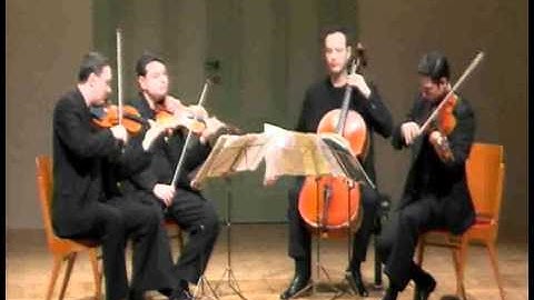 Jerusalem Quartet - J. Brahms, String Quartet Op. 67 - 4. Poco Allegretto con Variazioni