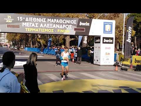 Thestival.gr Ιάσονας Ιωαννίδης νικητής Μαραθωνίου - Τερματισμός