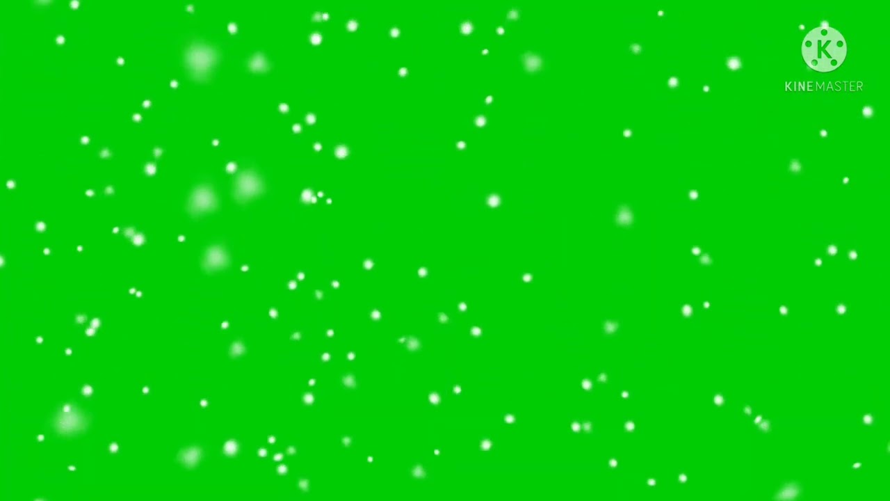 Green screen snow effect YouTube