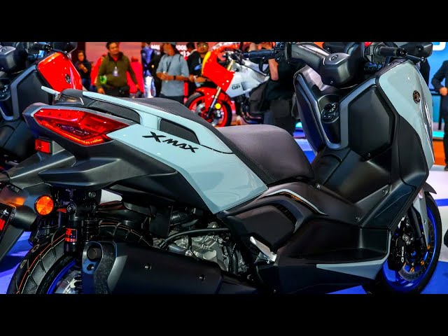 New 2025 Yamaha XMAX 250 in Grey - The ULTIMATE Maxi Scooter for