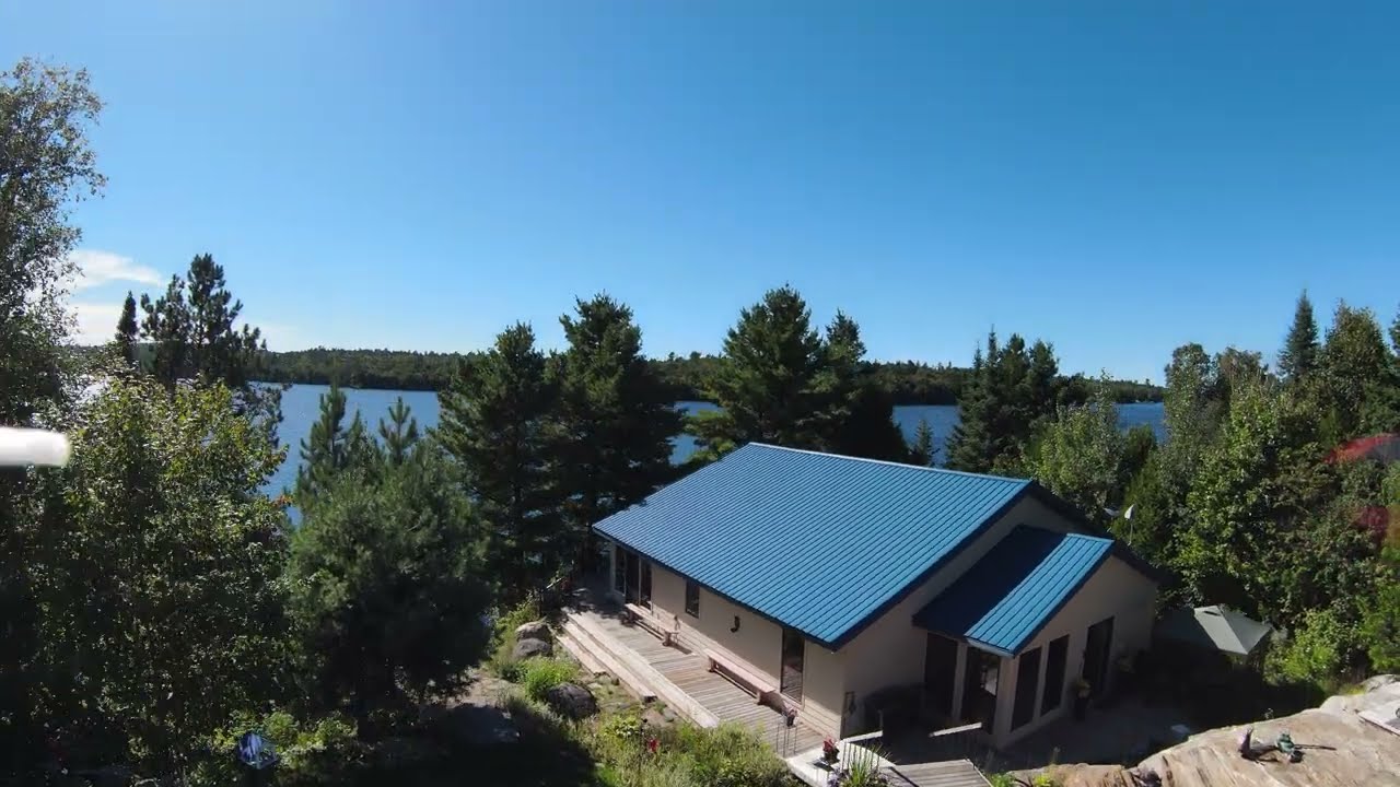 Tilden Lake ( Ontario), Sunny day fly by!