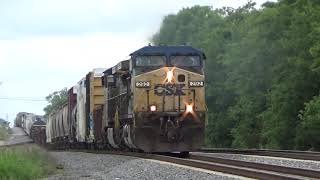 YN2 Duo! CSX AC44CW 292 w/ Sweet K5LA Leads a Late Q583-01 on 7/1/20