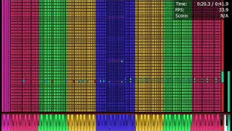 [Spam MIDI] Celeron N3350 plays Tetris Ultra Nuke Mode 7 million notes