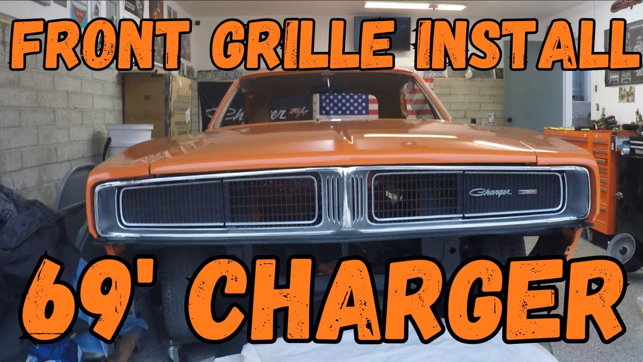 Front Grille Install! '69 Dodge Charger!
