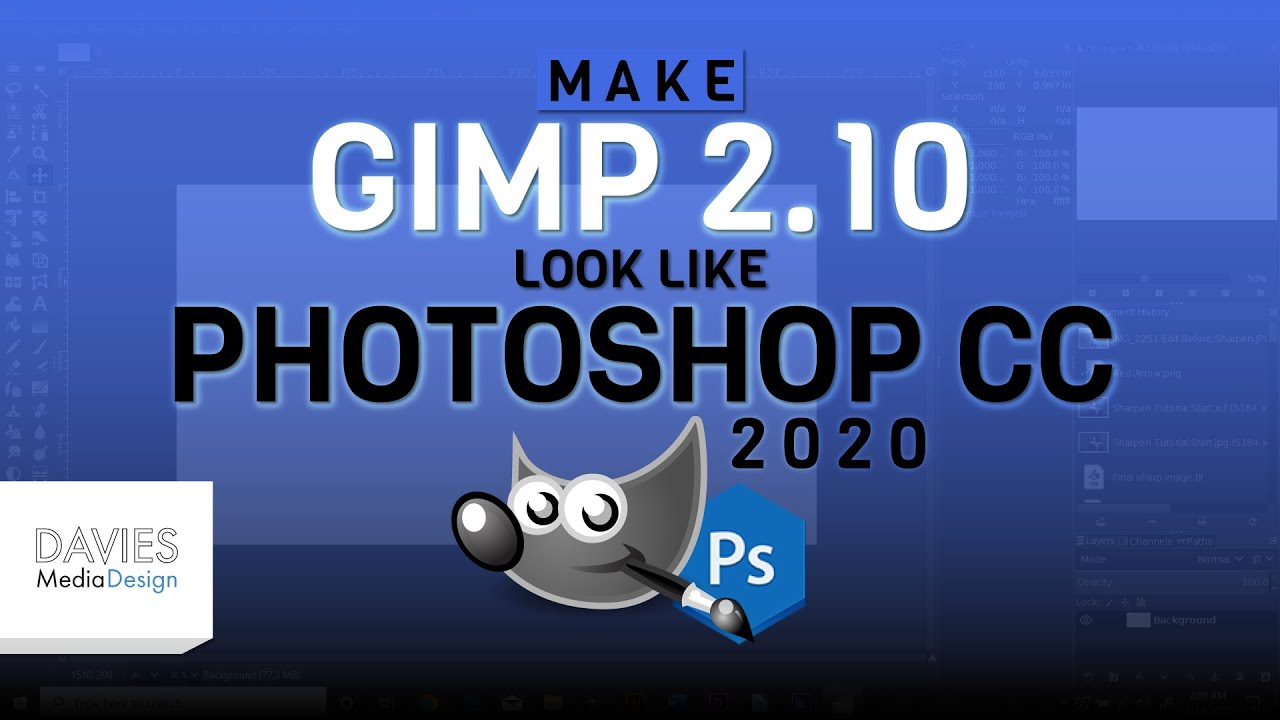 Make GIMP 2 10 Look Like Photoshop CC 2020 YouTube Make GIMP 2 10 Look Like Photoshop CC 2020 YouTube