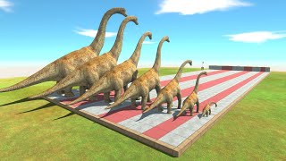 Herbivorous Dinosaurs Different Size  Animal Revolt Battle Simulator