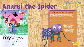Anansi the Spider: Three Trickster Tales - My View Literacy Fourth Grade Unit 4 Week 1 Read Aloud