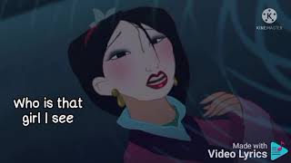 reflection. song lyrics. Mulan