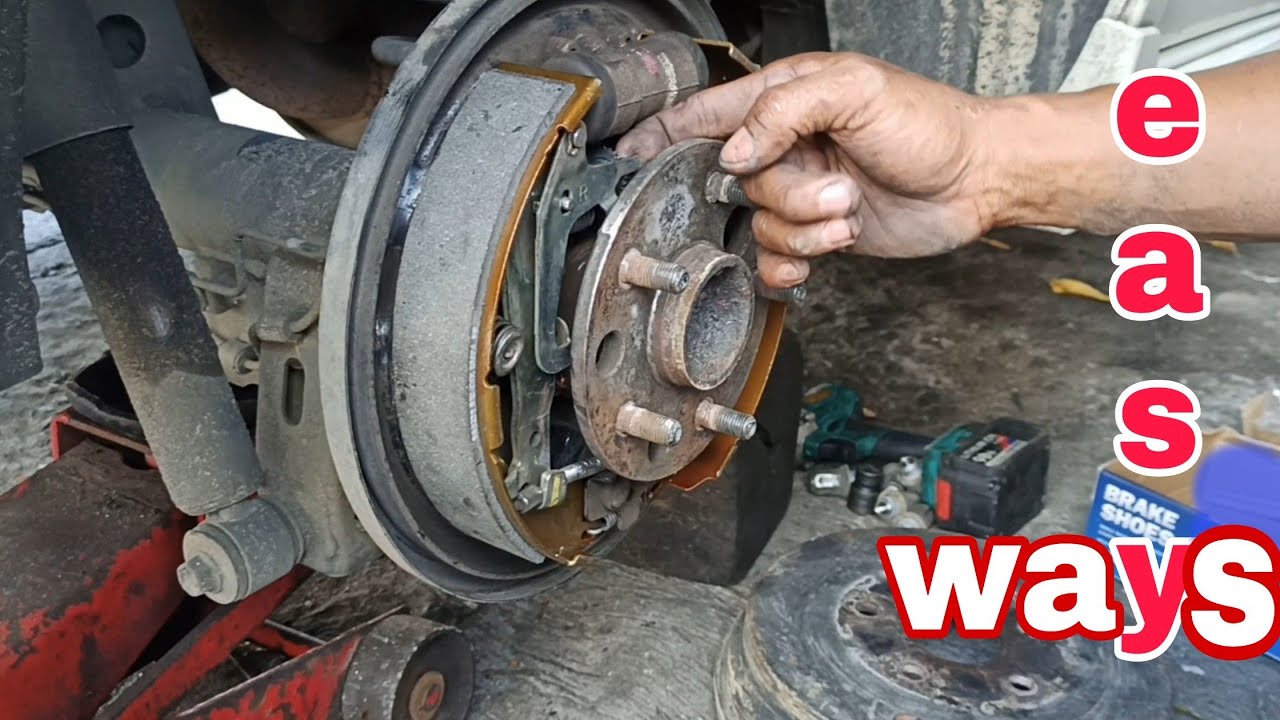 How To Replace Brake Shoe INNOVA YouTube How To Replace Brake Shoe INNOVA YouTube