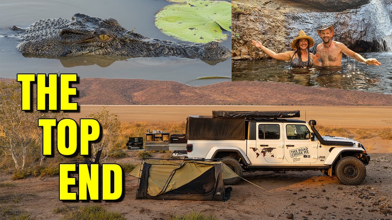 Swimming & CROCODILES - TOP END 4x4 Adventure - Litchfield Kakadu - Jeep Gladiator Around Australia