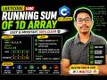LeetCode 1480 | Running Sum Explained Easily 🔥