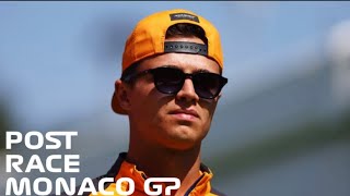 Lando Norris Post race interview after the Monaco Grand Prix #f1 #landonorris