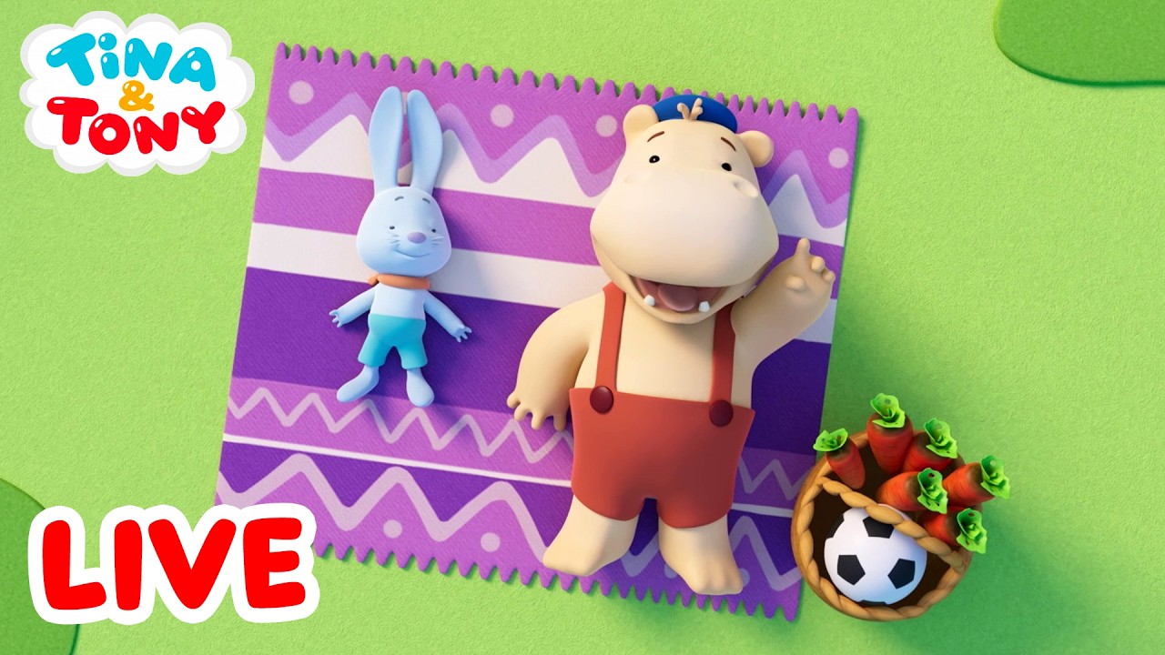 🔴 EN DIRECT ! Nous nous reposons avec Tina et Tony | Dessins animés amusants pour les enfants
