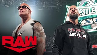 FULL SEGMENT – Rollins confronts Reigns and Rock over bloody attack on Rhodes: Raw, April 1, 2024 image
