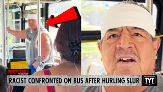 WATCH: Bystanders BLAST Bigot On Bus During Racist Tantrum