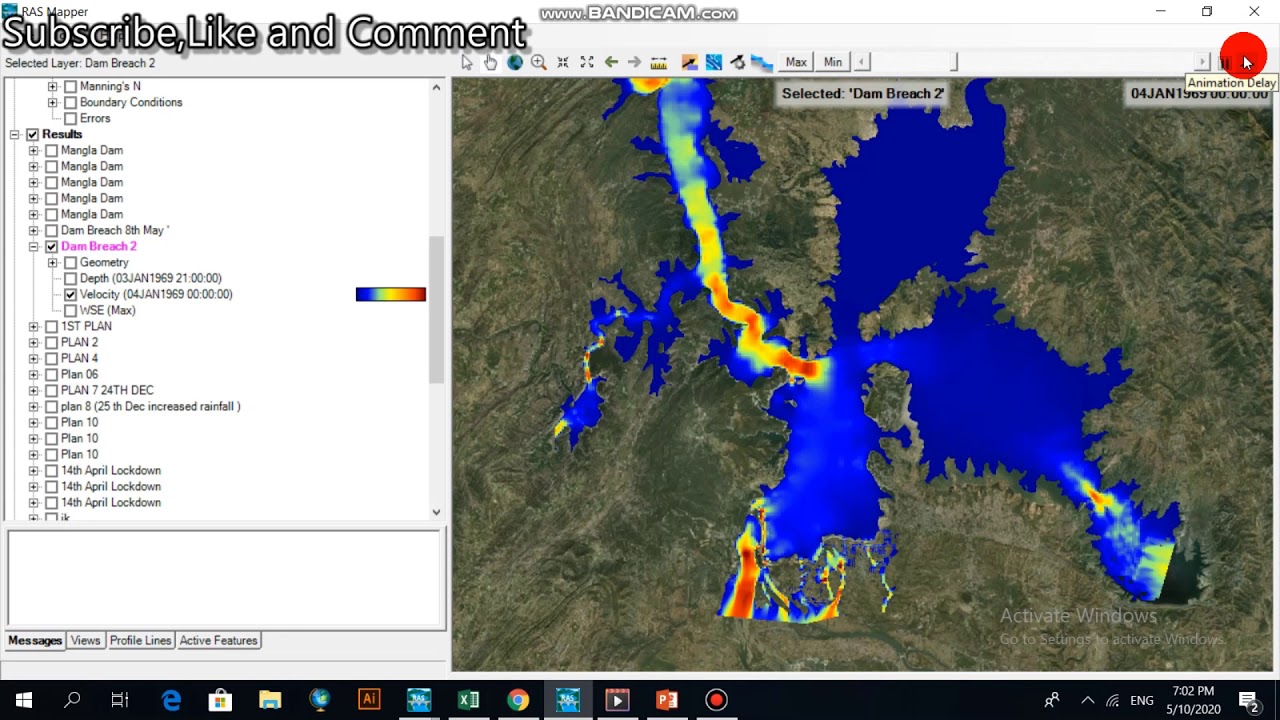 Part 1: Dam Breaching Flood Modelling in HEC-RAS - YouTube