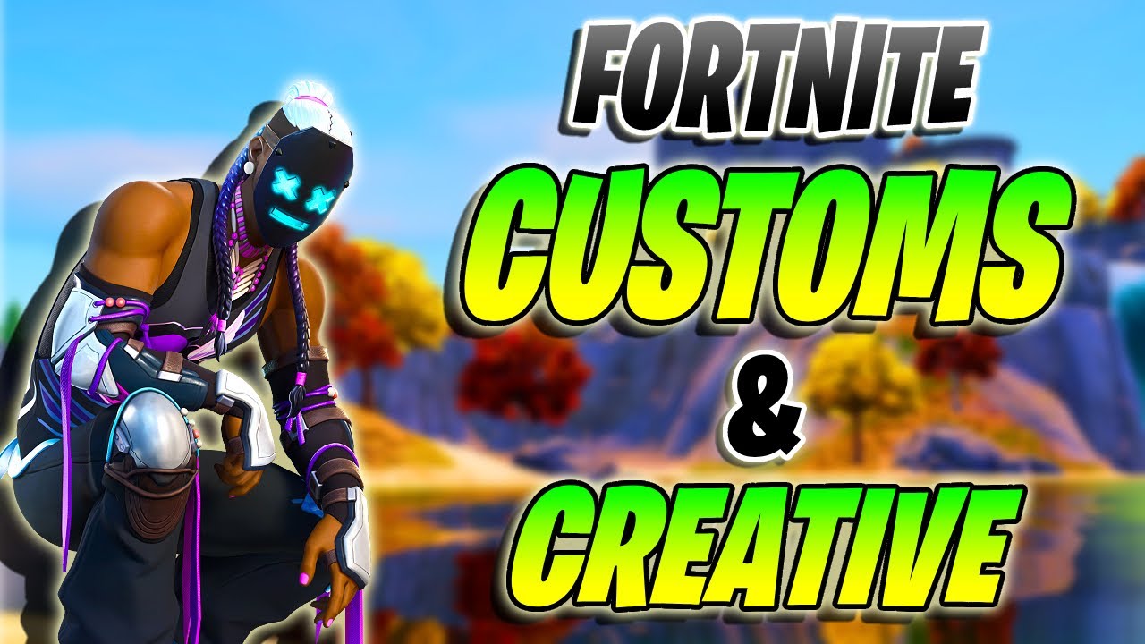 FORTNITE CUSTOMS AND CREATIVE LIVE! SCRIMS, BIOS AND MORE! - YouTube