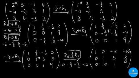 Gauss-Jordan Elimination using Pivoting