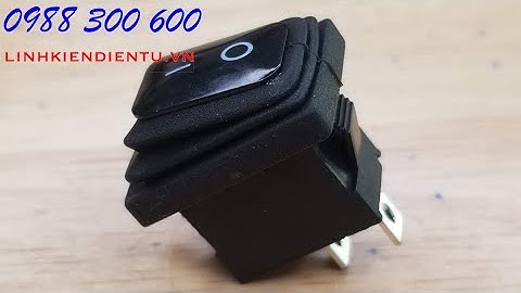 Công tắc bập bênh KCD3 chống thấm nước, 10A 250V KCD3WR