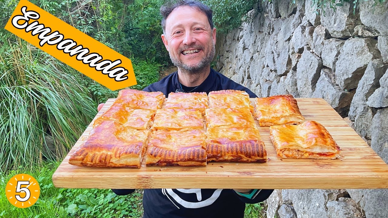Impresionante EMPANADA de Atún MÁS RÁPIDA IMPOSIBLE 😮 - Recetas de Guille en 5 Minutos