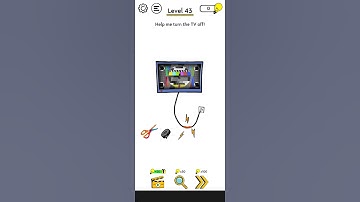 Braining  Level 43  - Android & ios gameplay / walkthrough solution #shorts