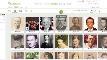 Adding Memories in Family Search