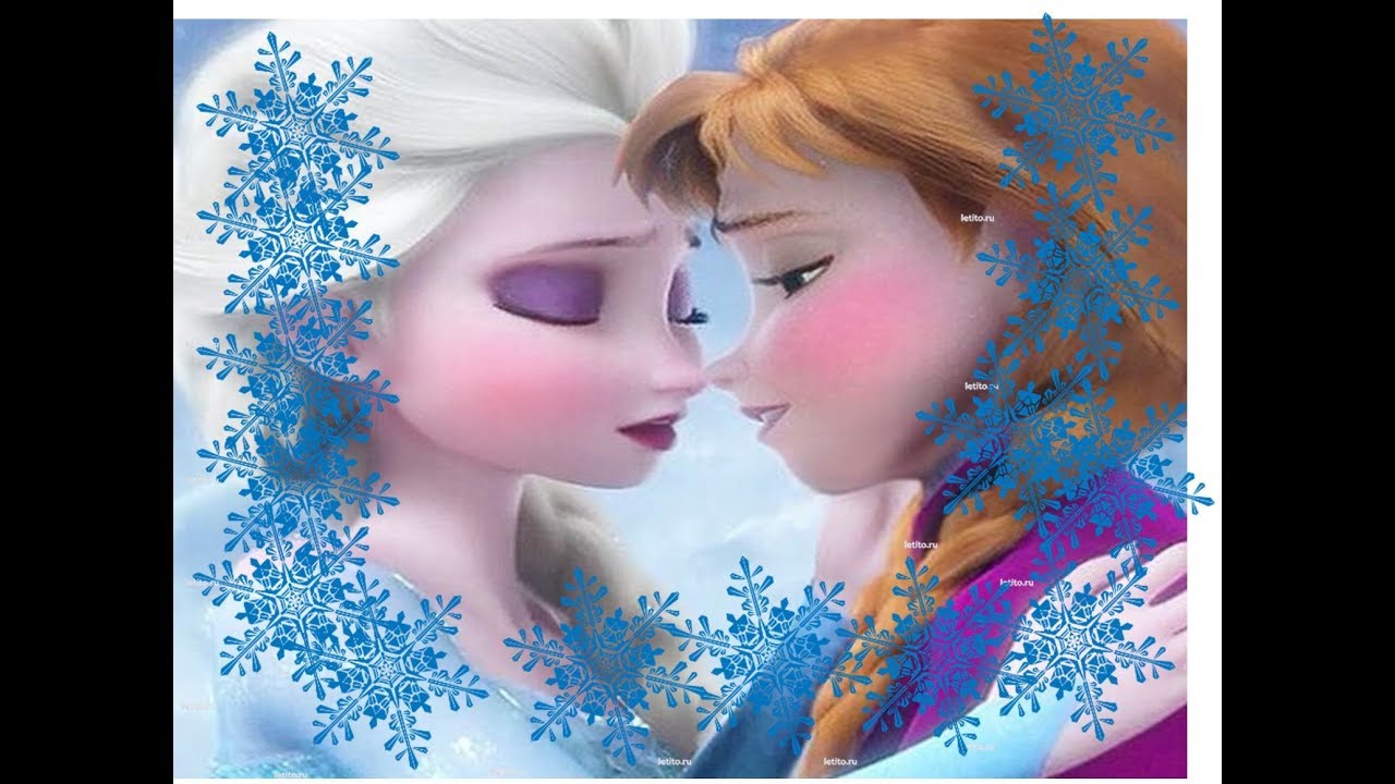 Frozen Elsa kiss Anna Videos For Little Kids - YouTube.