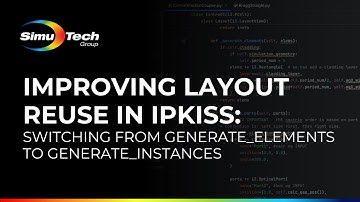 Improving Layout Reuse in IPKISS: Switching from generate_elements to generate_instances