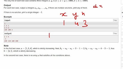 A. Increasing and Decreasing | Harbour.Space Scholarship | Codeforces 2023-2024 (Div. 1+Div. 2)