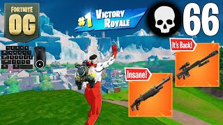 66 Elimination Solo Squads Wins Full Gameplay (Fortnite OG)