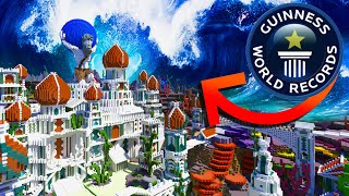 Tsunami Destroys ATLANTIS Minecraft WORLD RECORD BUILD! by Jeracraft 1,554,575 views 3 years ago 9 minutes, 46 seconds